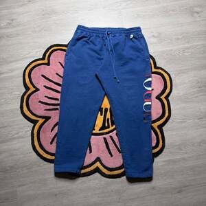 Kith x Russell Atheltic x Vogue Embroidered Logo Sweatpants Size XL Blue